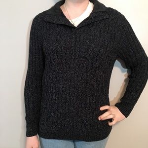 Tasso Ella Dark Grey Pullover Sweater, L